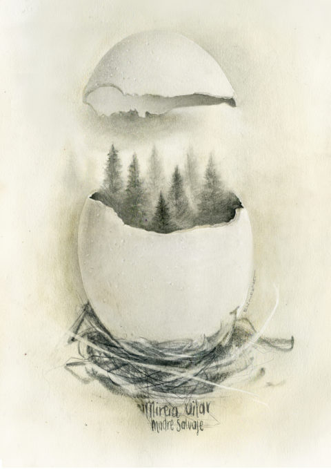 Dibujo madre salvaje