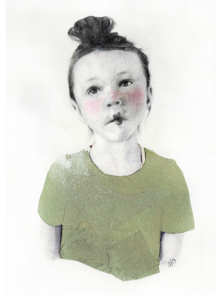 retrato niña